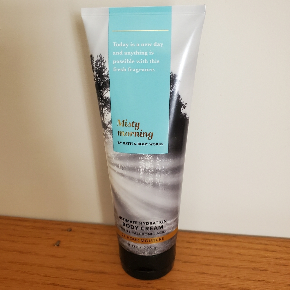 Bath Body Works Misty Morning Body Cream 8 oz.